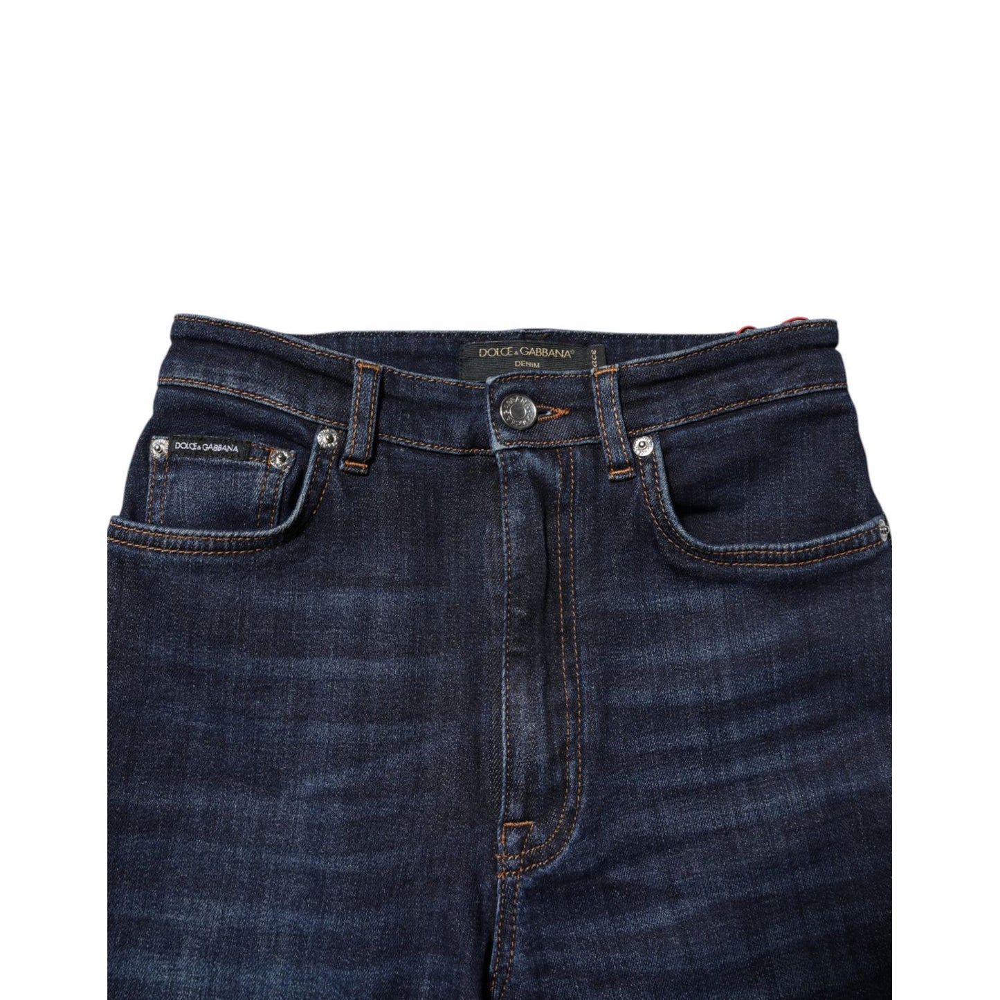 Dolce & Gabbana Blue GRACE High Waist Skinny Denim Jeans PAN76094-36