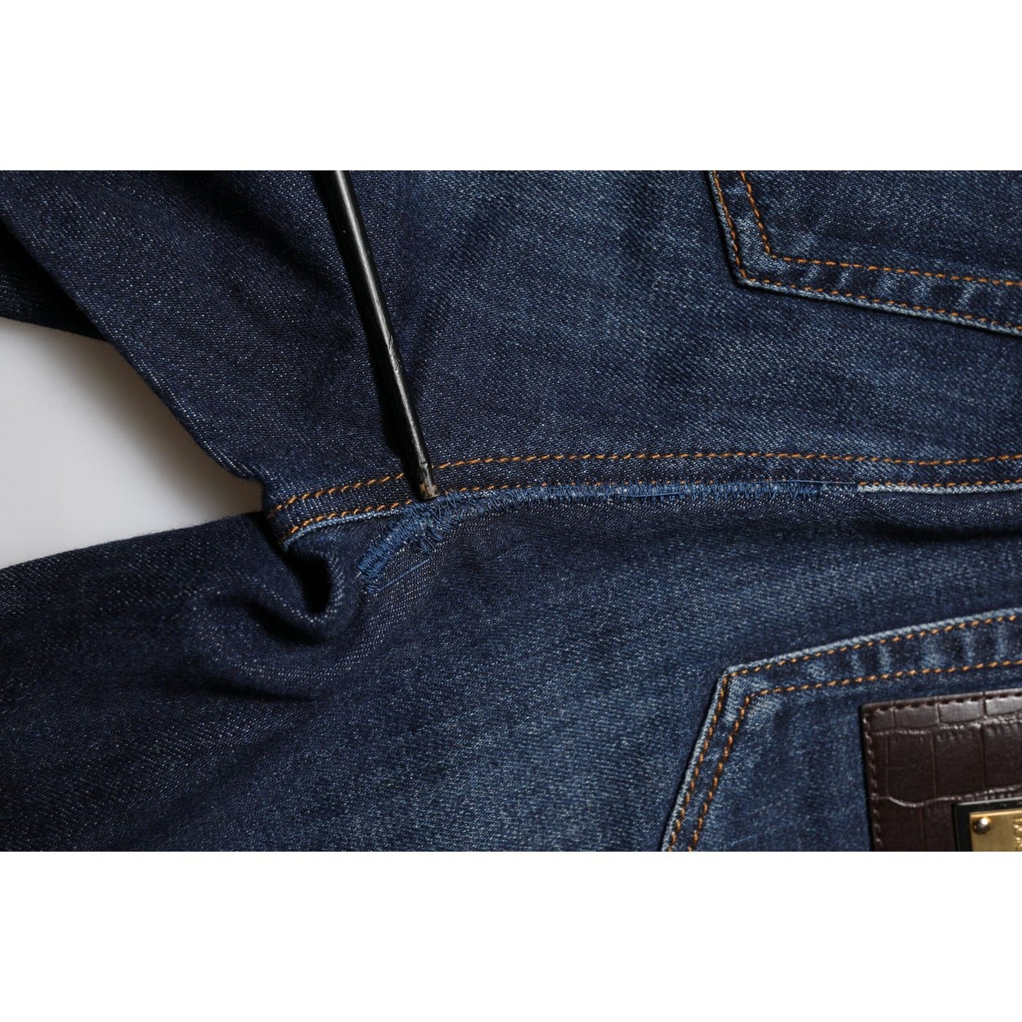 Dolce & Gabbana Blue GRACE High Waist Skinny Denim Jeans PAN76094-36