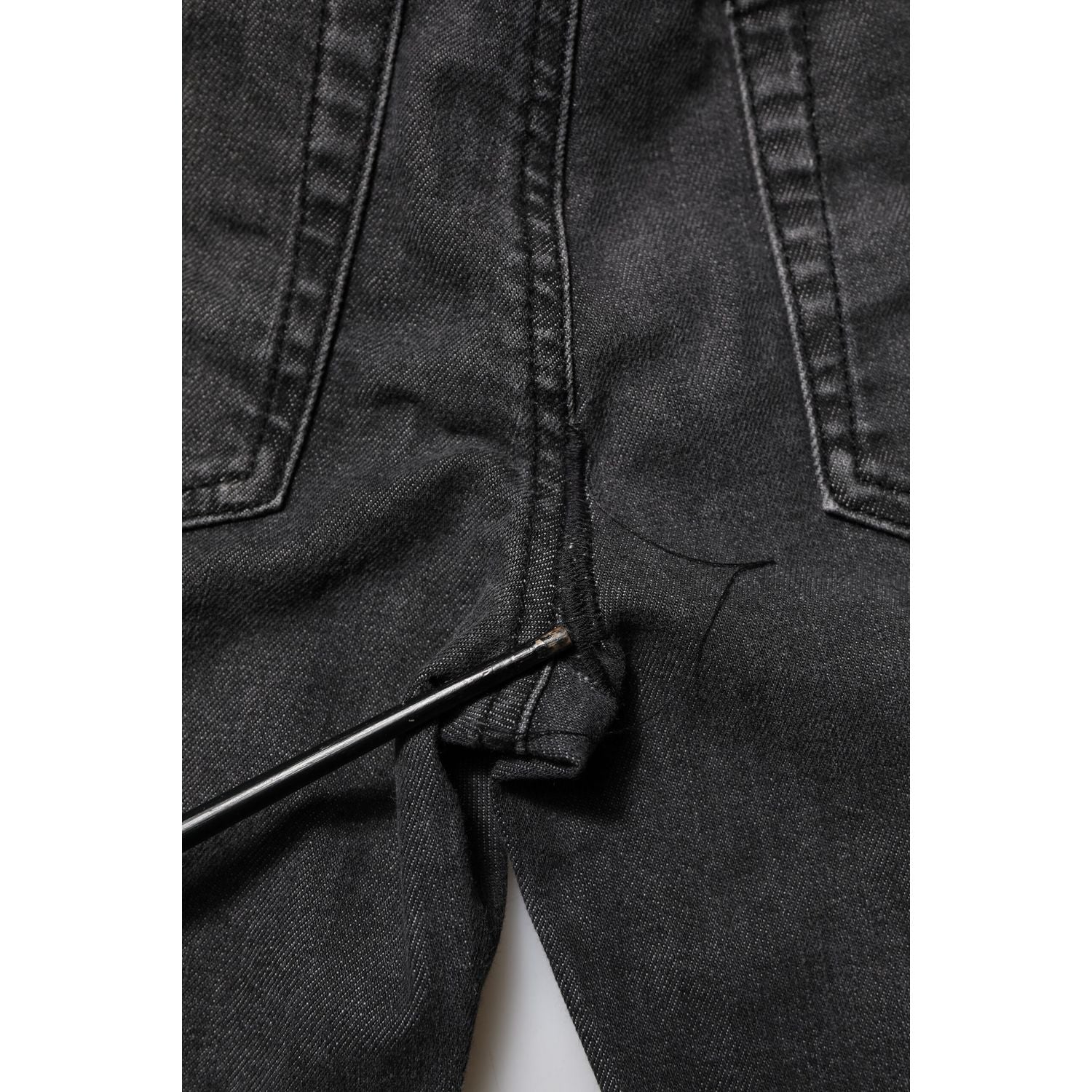 Dolce & Gabbana Black Cotton Low Waist Skinny Denim Jeans