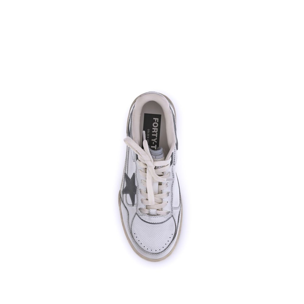 Golden Goose White Rubber Low Top Sneakers