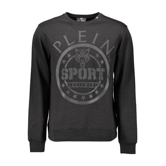 Plein Sport Black Cotton Men Sweater