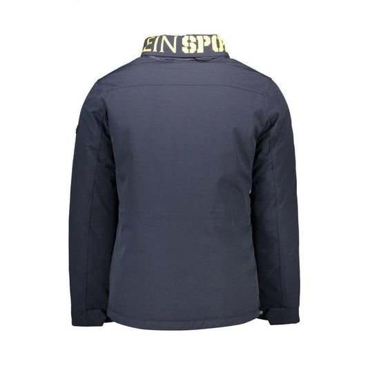 Plein Sport Blue Polyester Jacket PL-9850-IT50 | L