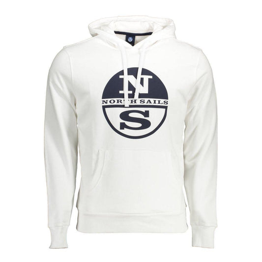 North Sails White Cotton Sweater NO-12576-M