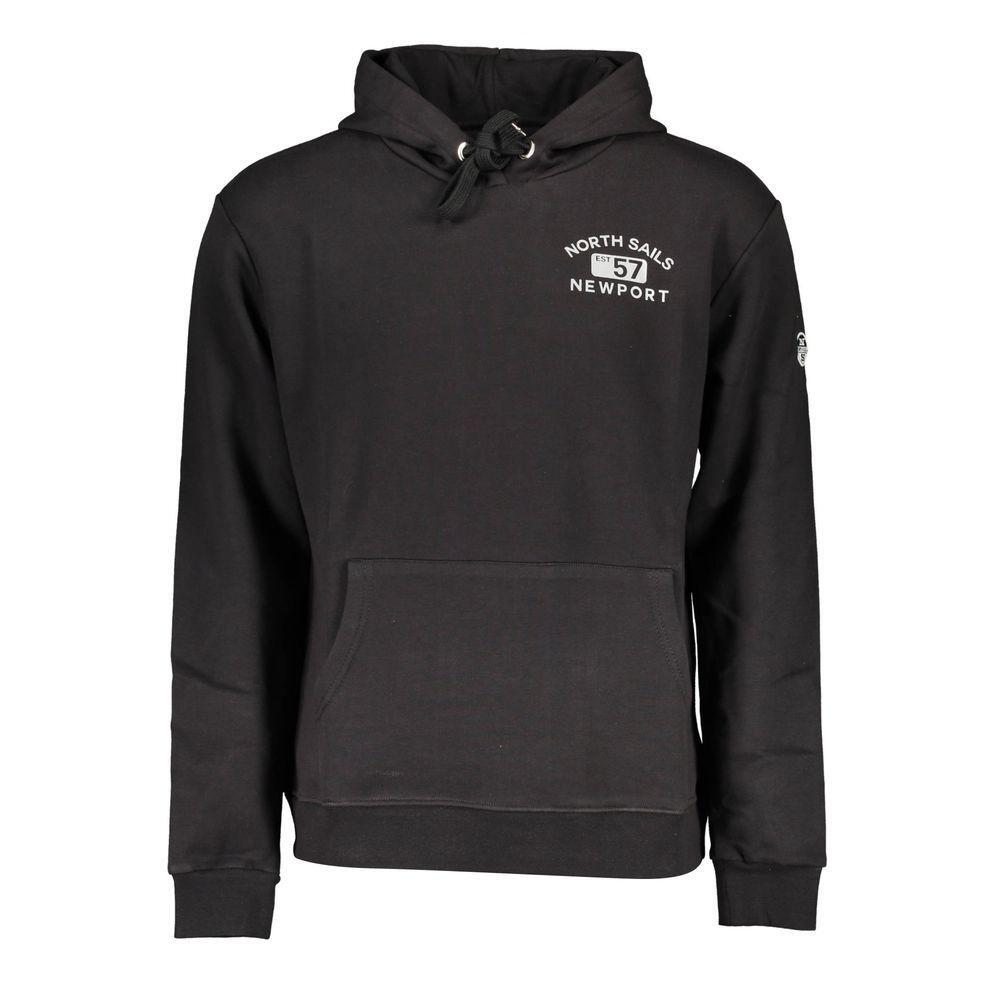 North Sails Black Cotton Men Sweater