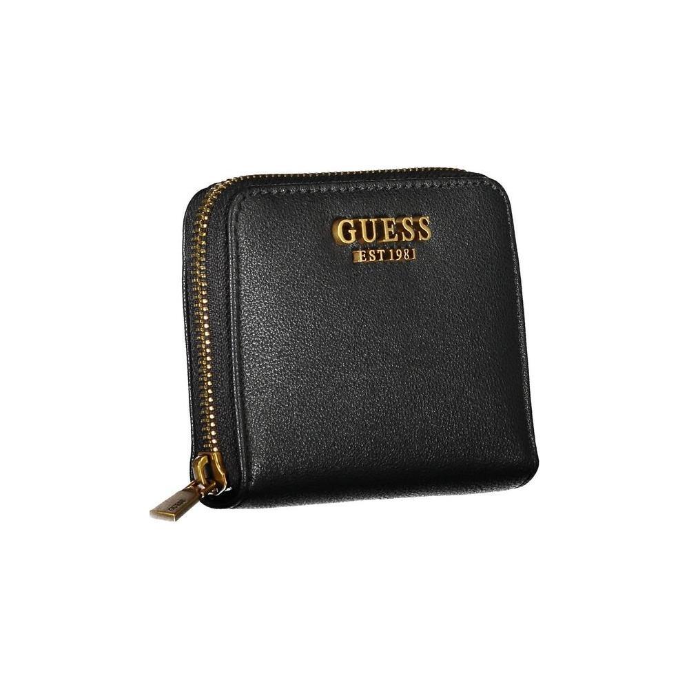 Guess Jeans Black Polyethylene Wallet