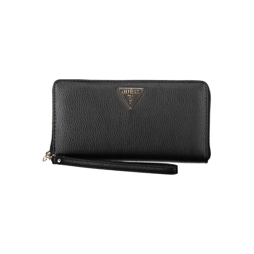 Guess Jeans Black Polyethylene Wallet GU-20099