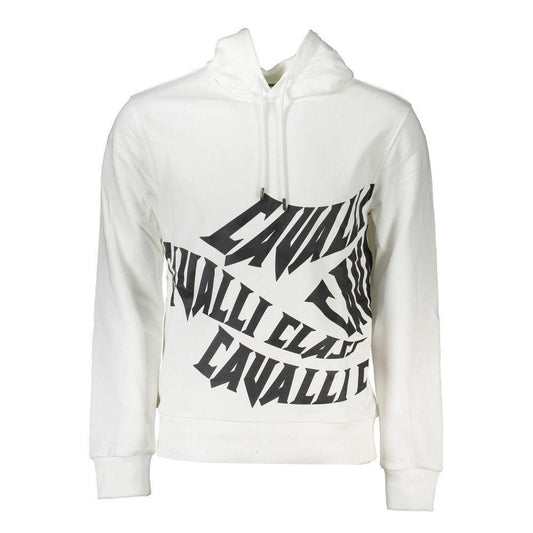 Cavalli Class White Cotton Sweater CA-21273-S