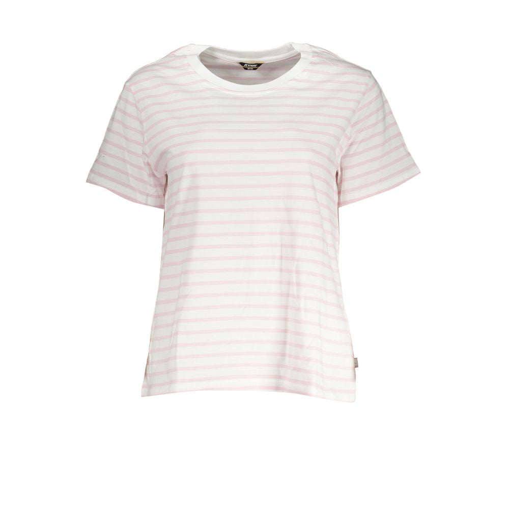 K-WAY White Cotton Women T-Shirt