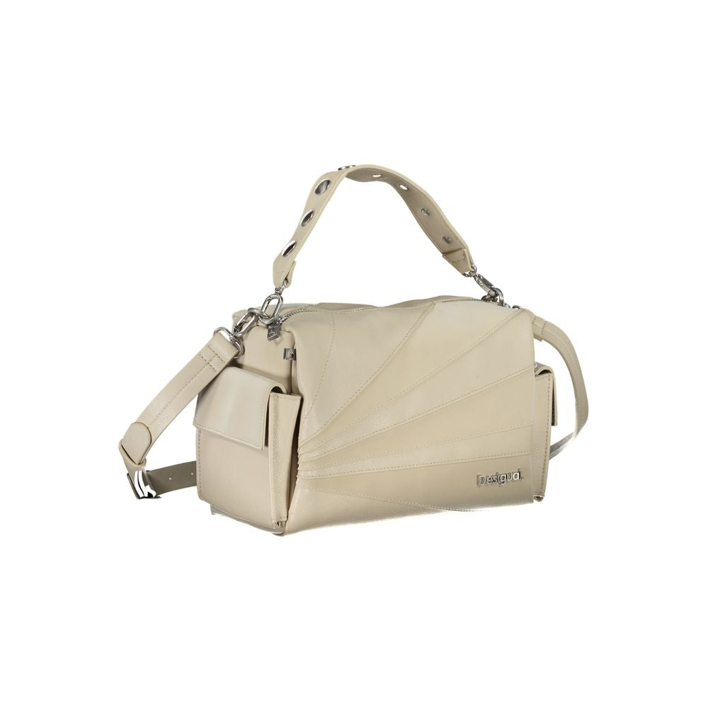 Desigual Beige Polyurethane Women Handbag