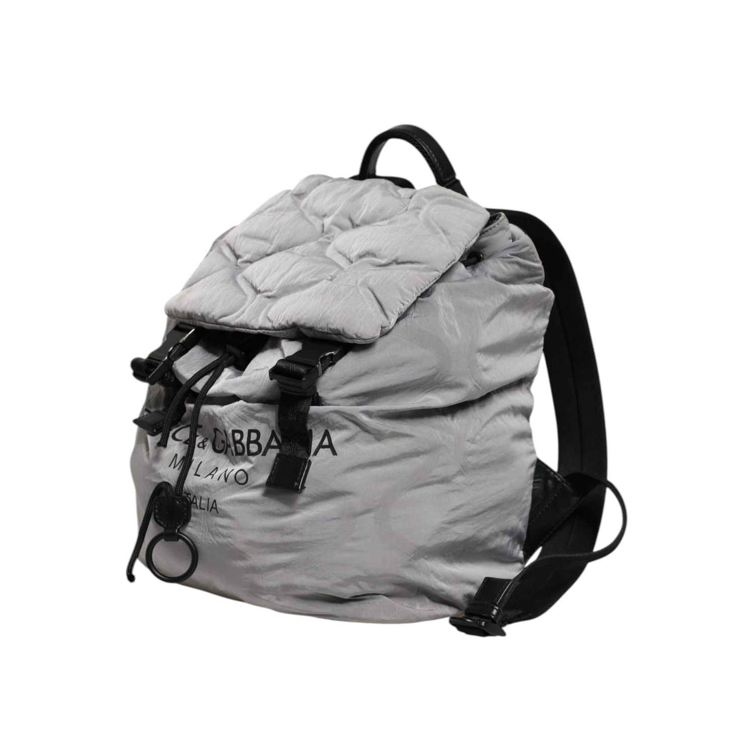 Front view with bag zipped and handles upright.