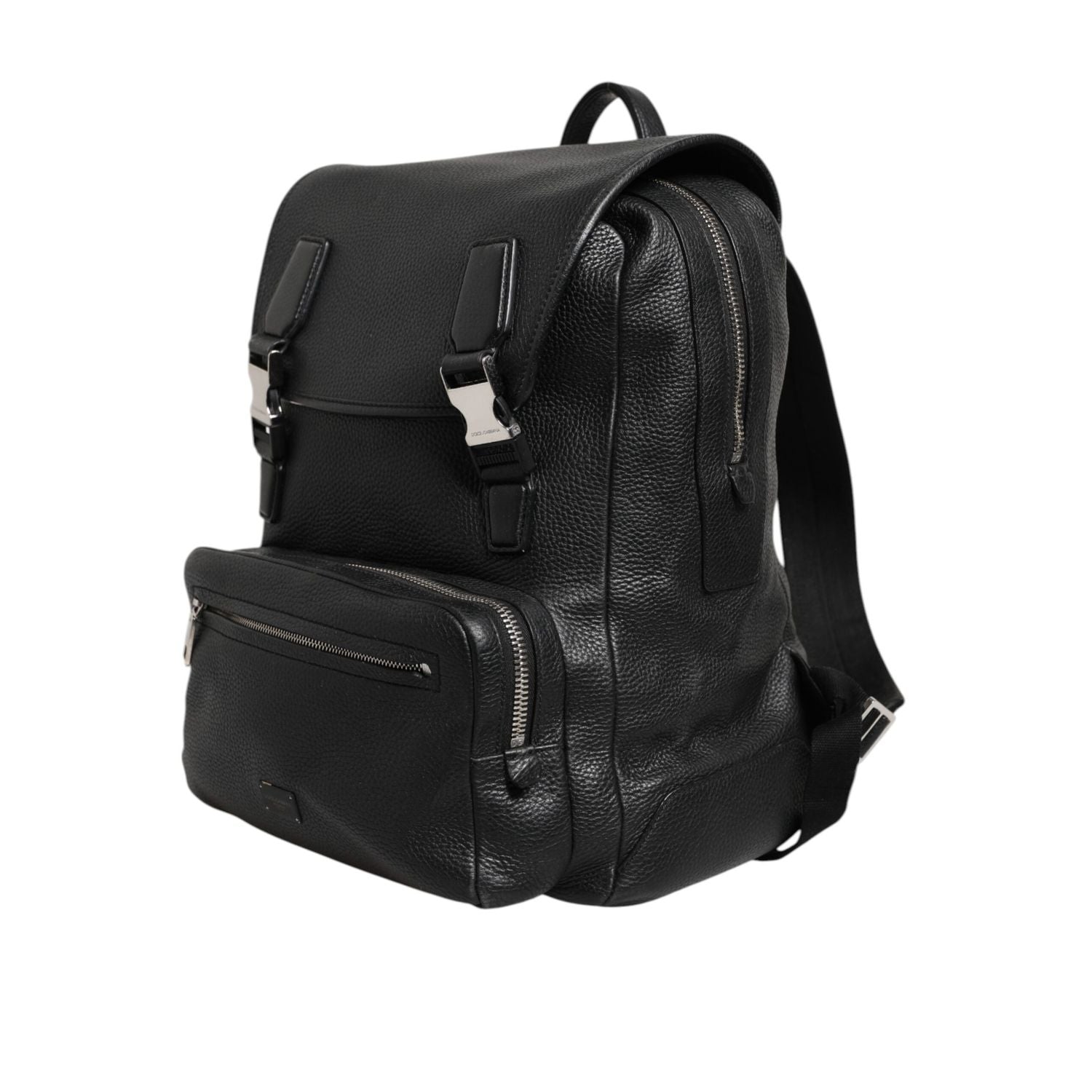 Front view with bag zipped and handles upright.
