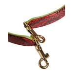 Dolce & Gabbana Red Exotic Leather Handbag Accessory Shoulder Strap
