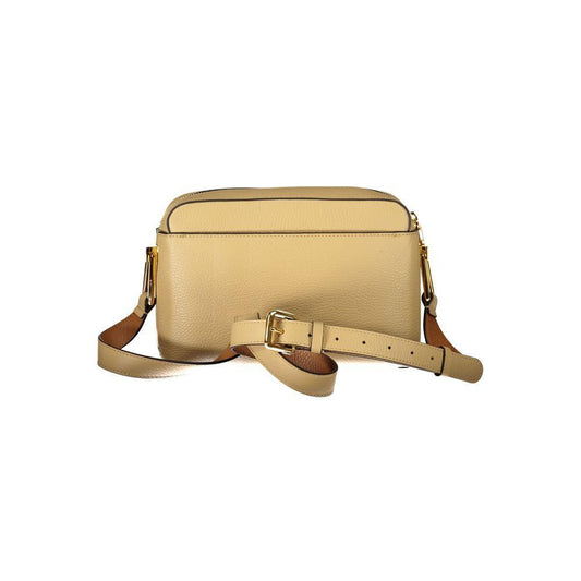 Coccinelle Beige Leather Handbag CO-29299