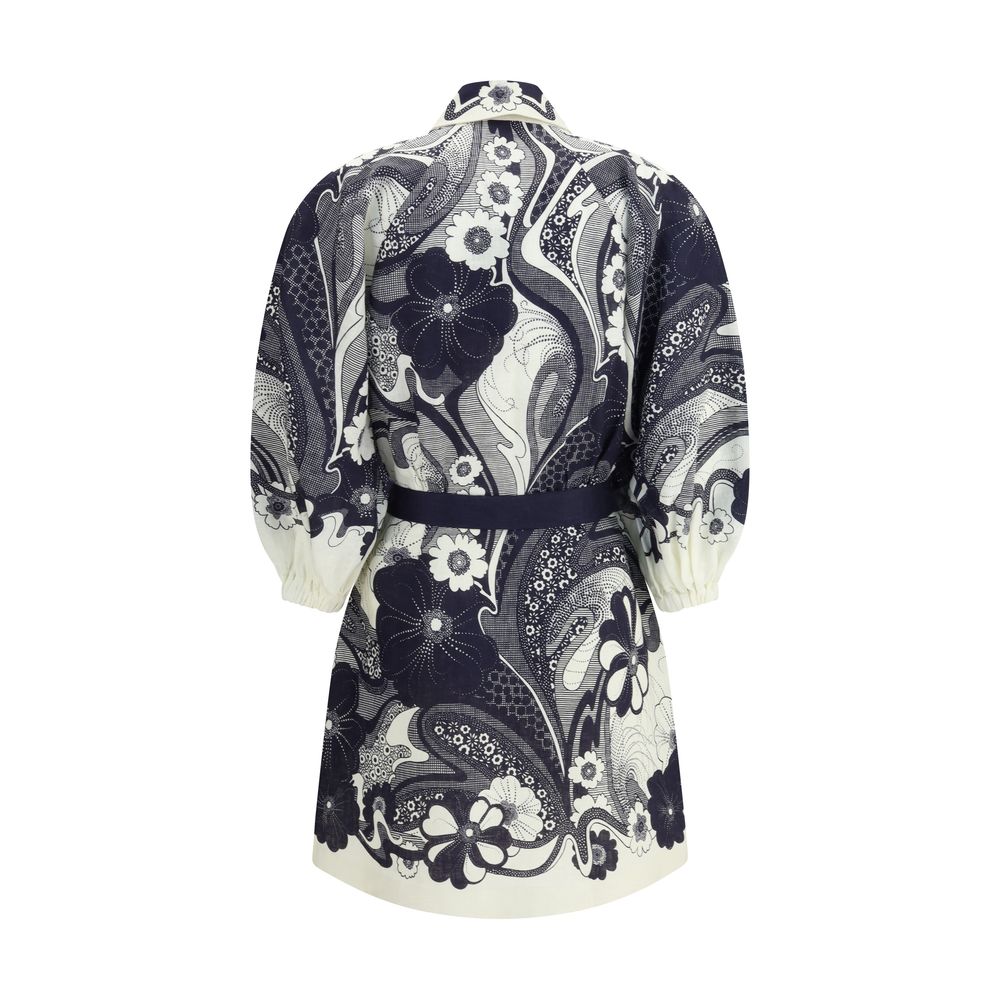 Alemais Multicolor Linen Casual Dress