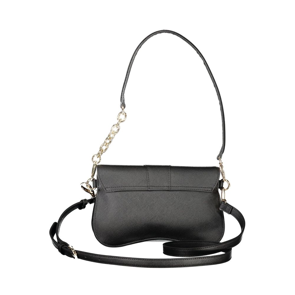 Front view with bag zipped and handles upright.