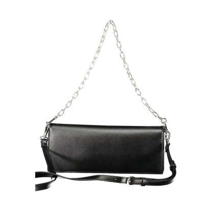 Mario Valentino Black Polyethylene Women Handbag