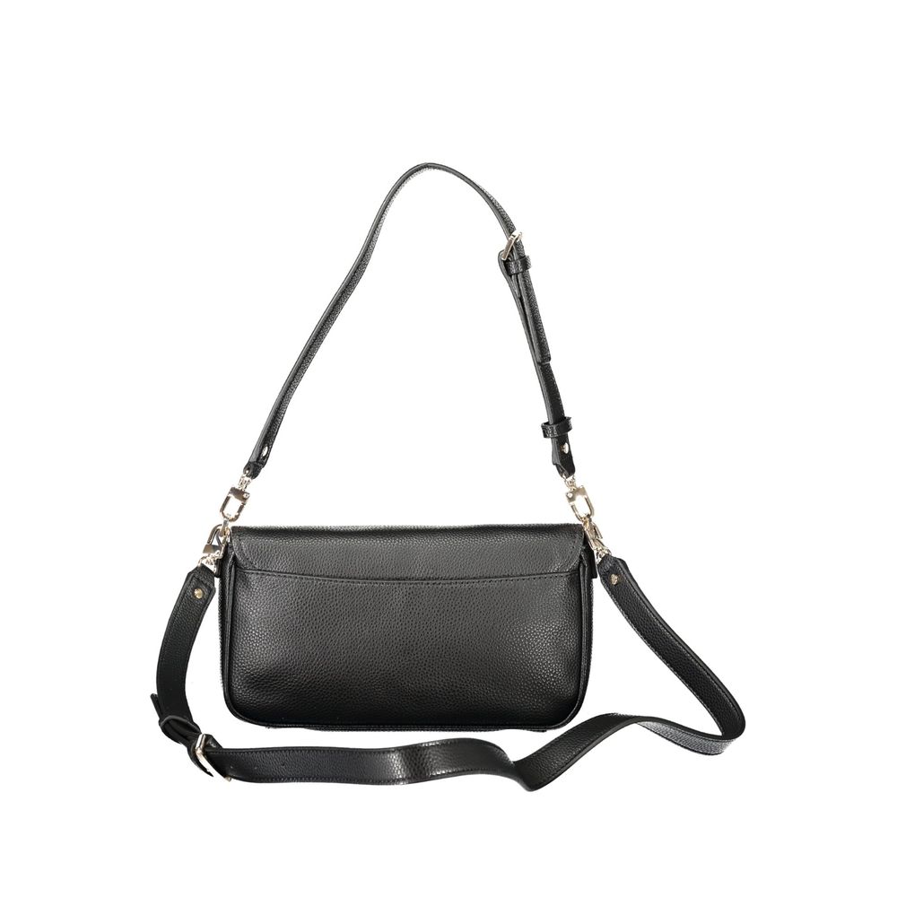 Front view with bag zipped and handles upright.