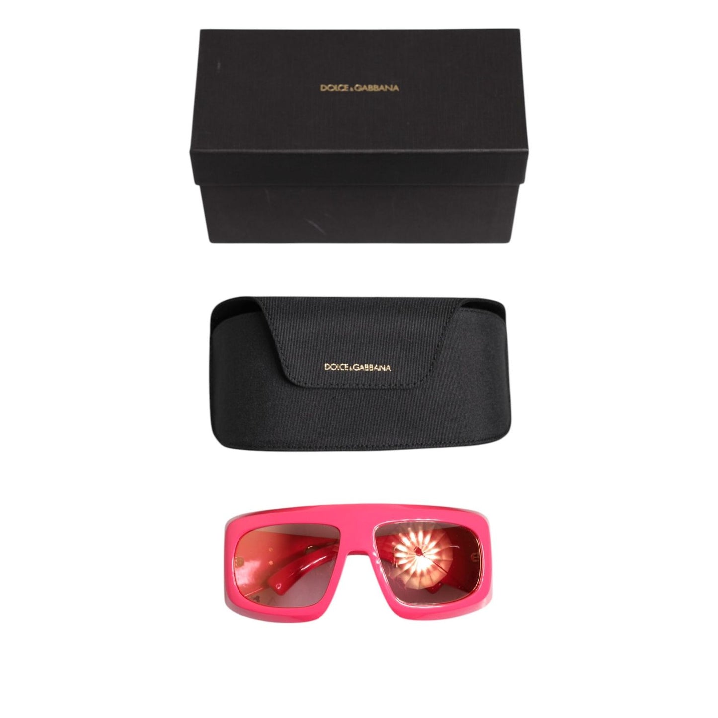 Dolce & Gabbana Pink Joy Therapy Oversized DG6178 Eyewear Sunglasses GLA1366