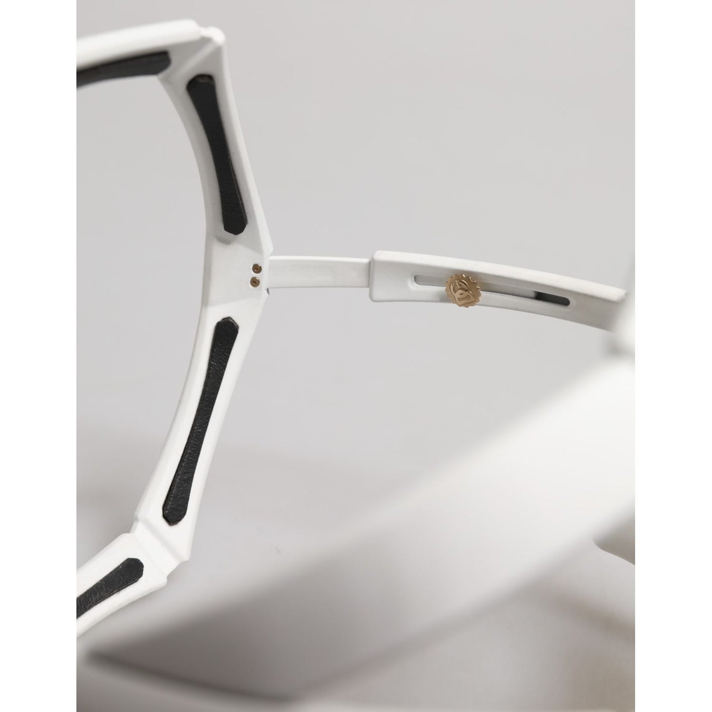 Dolce & Gabbana White Acetate Next Generation Mask Eyewear Sunglasses