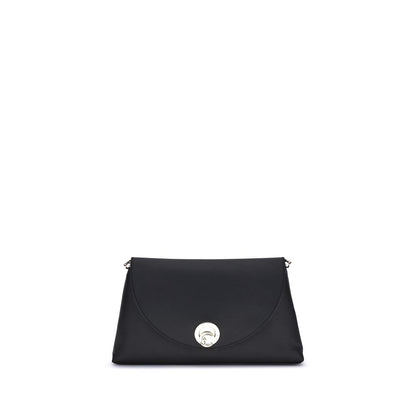 Coccinelle Black Calf Leather Bos Taurus Shoulder Bag