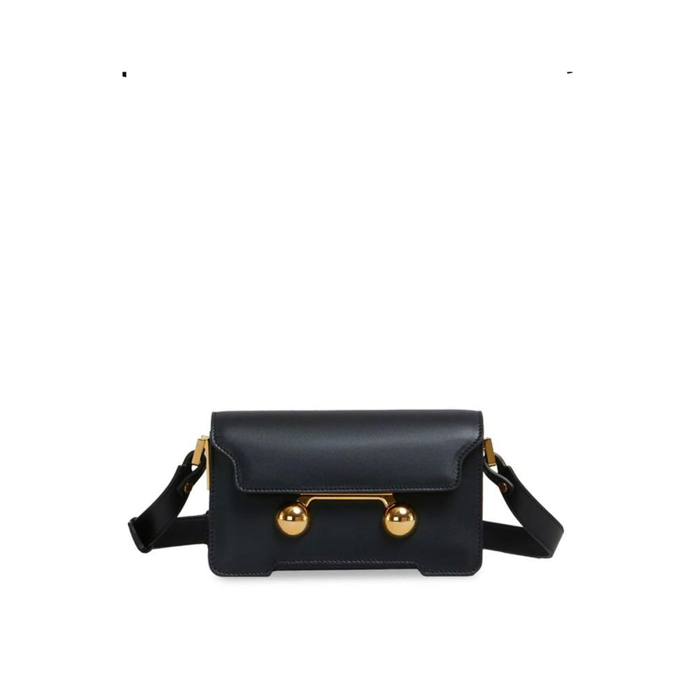 Marni Black Calfskin Belt Bag