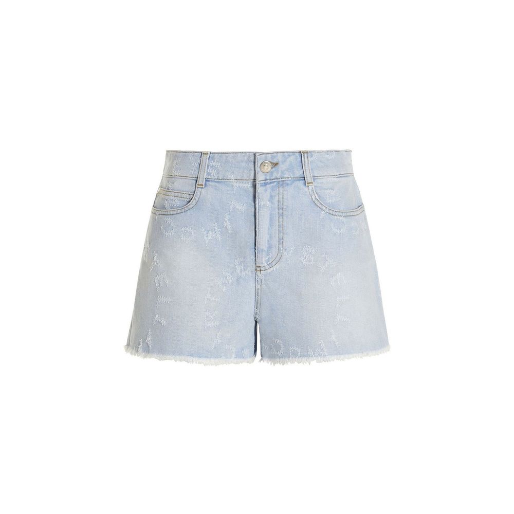 Stella McCartney Blue Denim Shorts