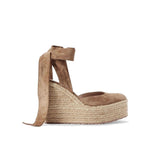 Gianvito Rossi Suede Wedge Espadrilles GI-8850261967060-EU36/US6