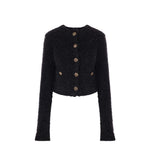 Balenciaga Crop Bouclé Cardigan BA-8775953023188-M