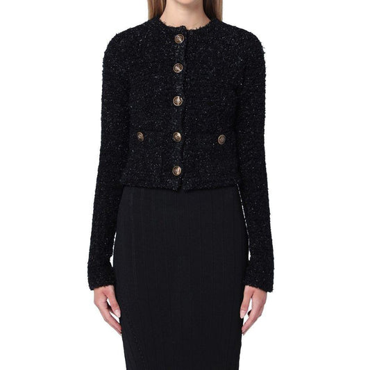 Balenciaga Crop Bouclé Cardigan BA-8775953023188-M