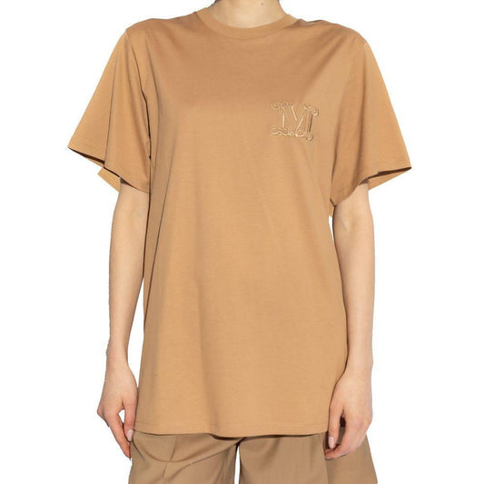 Max Mara Mango logo-embroidered T-shirt MA-8777810182356-L