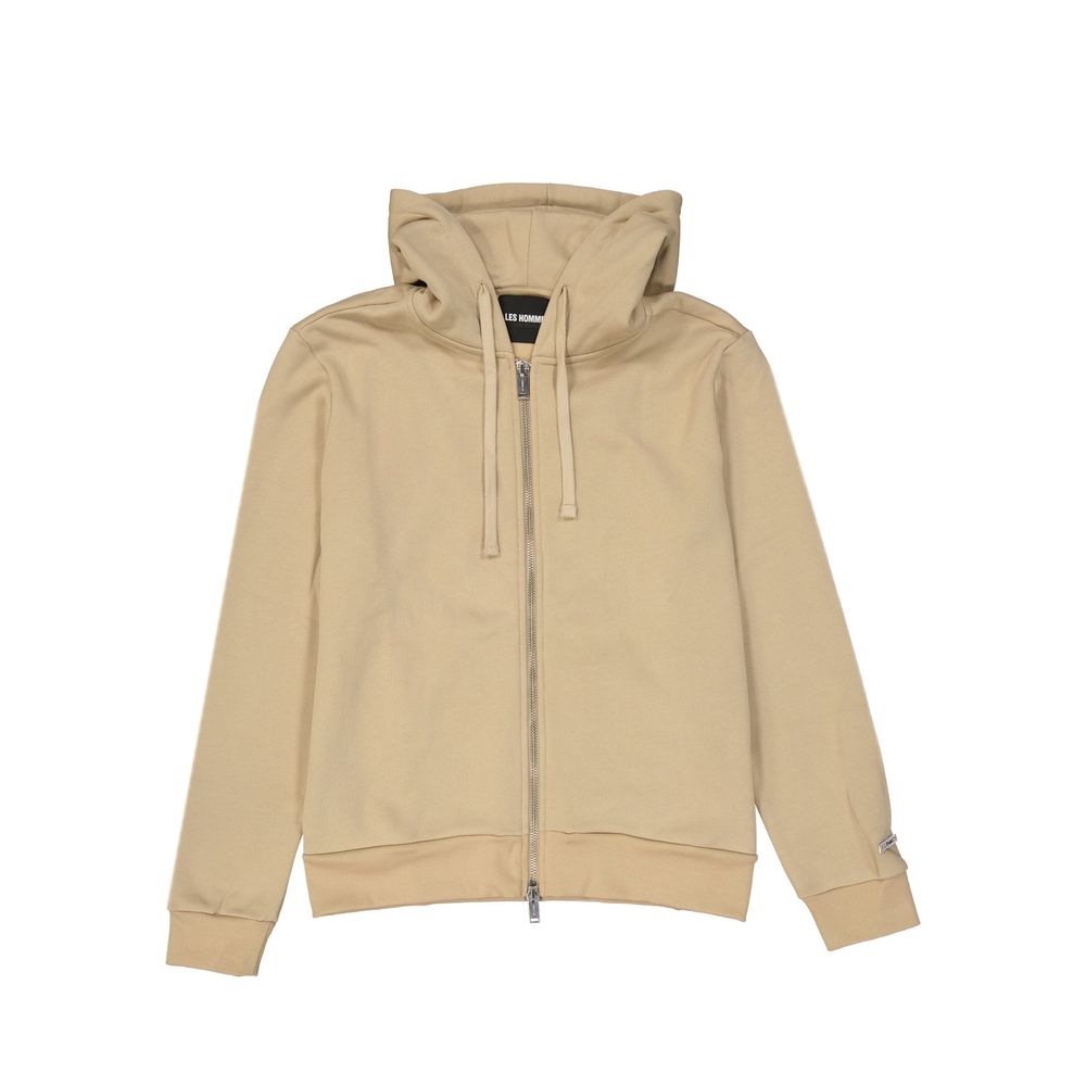Les Hommes Beige Cotton Sweatshirt