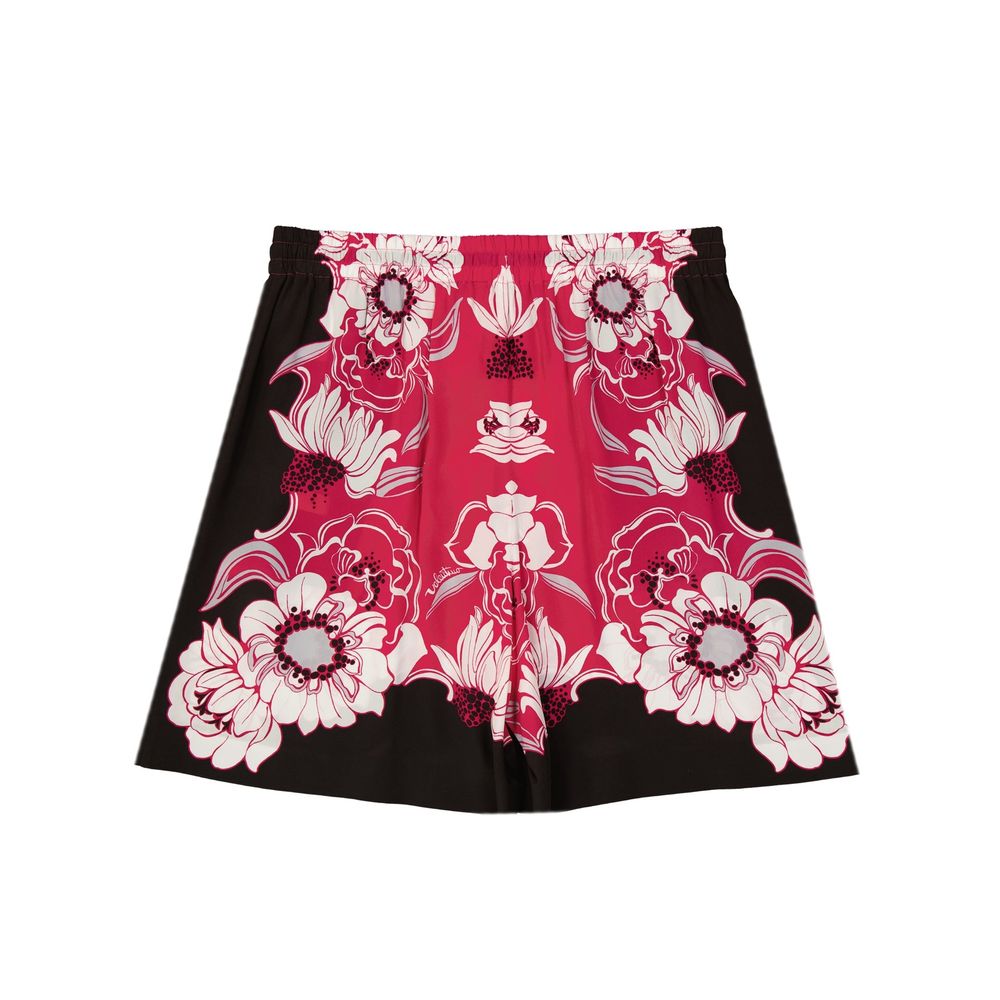 Valentino Multicolor Silk Shorts