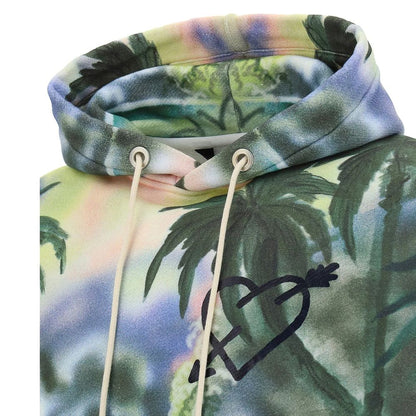 Palm Angels Green Cotton Sweatshirt