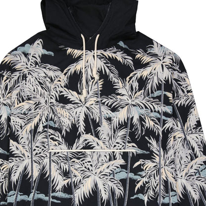Palm Angels Black Cotton Shell Jacket