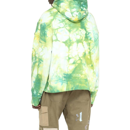 Palm Angels Green Cotton Sweatshirt