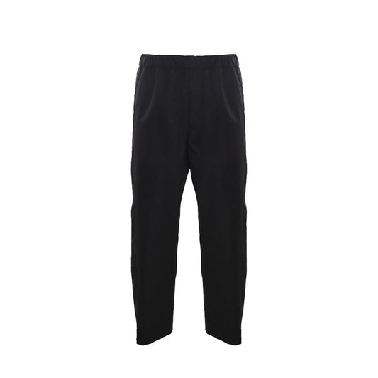 Alexander McQueen Black Cotton Casual Pants