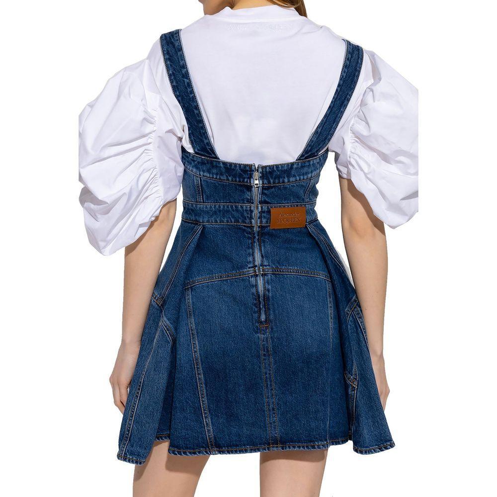 Alexander McQueen Denim Mini Dress
