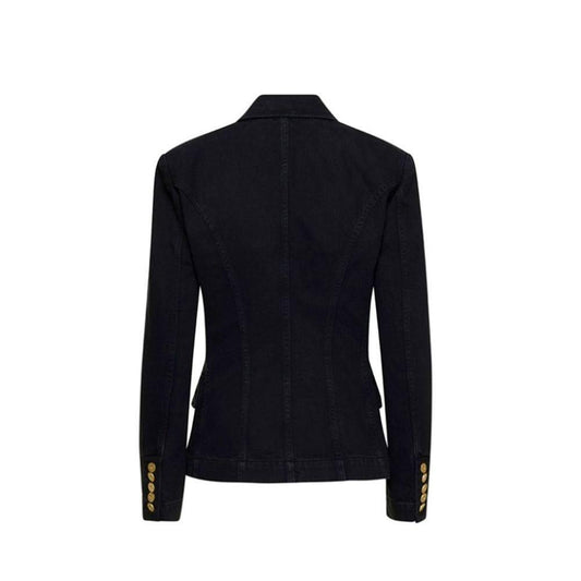 Balmain Double-Breasted Denim Blazer BA-8736269992148-36