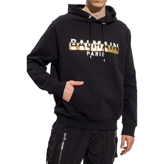 Balmain Logo Hooded Sweatshirt BA-8736271532244-S
