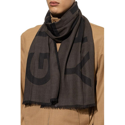 Givenchy Gray Cashmere Scarf