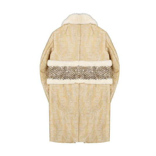 Dsquared² Crystal Embellished Coat DS-8736369246420-40