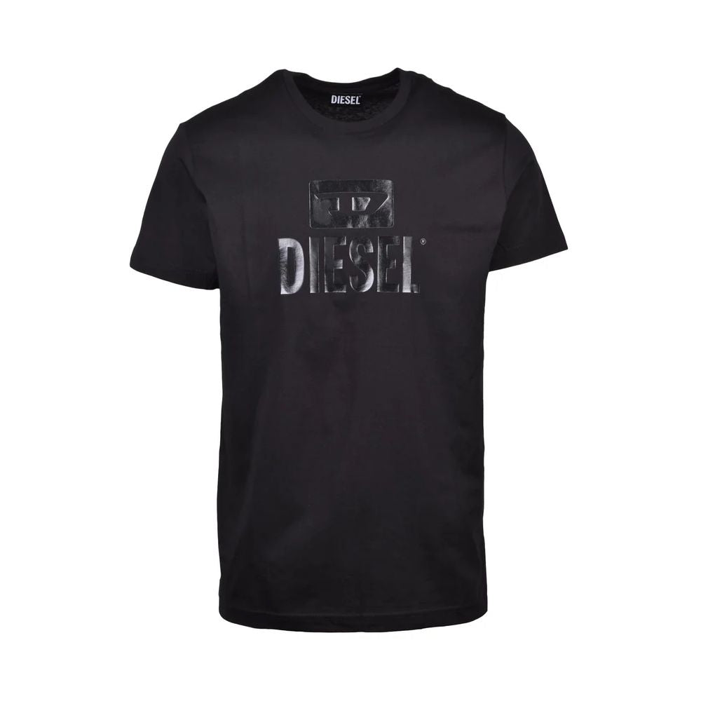 Diesel Black Cotton T-Shirt