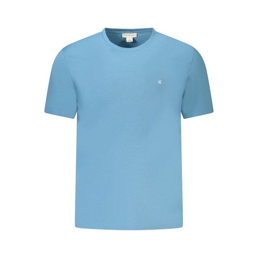 Calvin Klein Blue Cotton Men T-Shirt CA-39197-M