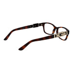 Guess Brown Women Glasses Frame, acetate full-rim design, rectangle shape, demo lenses, branded case included, size 51-16-145.