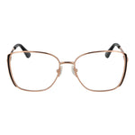 Guess Rose Gold Women Glasses Frame, metal full-rim square style, 54-16-140 dimensions, with branded case, no extra lenses or protection.