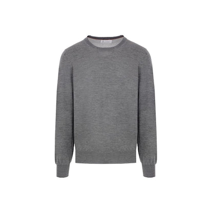 Brunello Cucinelli Gray Cashmere Men Sweater