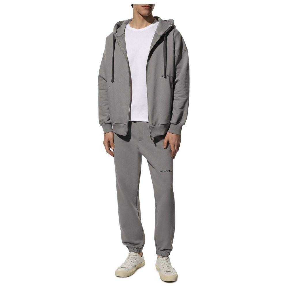 Hinnominate Gray Cotton Men's Sweatshirt