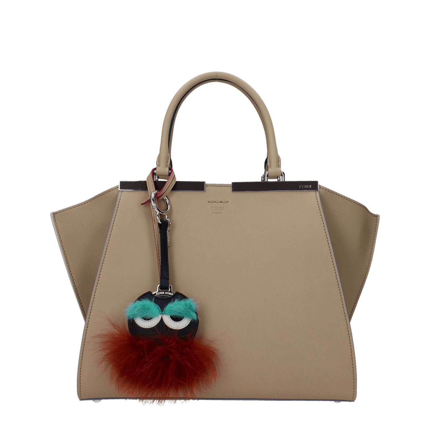Front view with bag zipped and handles upright.