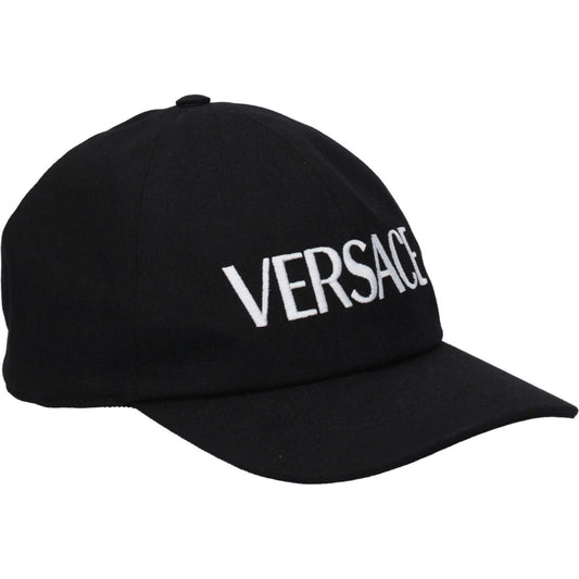 Versace Black Cotton Caps (Baseball Hat) VE-8547238674697-59 CM|L