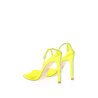Stuart Weitzman Yellow Pvc Stiletto Heel Sandals
